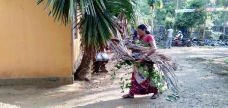 Home gardening program implemented in the office premises